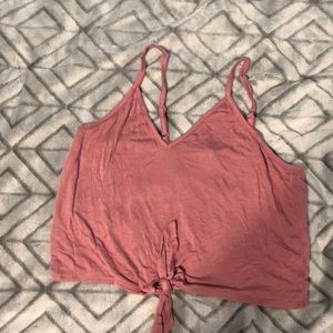 Bozzolo Pink Crop Top